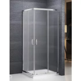 Sanipro Sundis 80x80 szögletes zuhanykabin matt üveggel