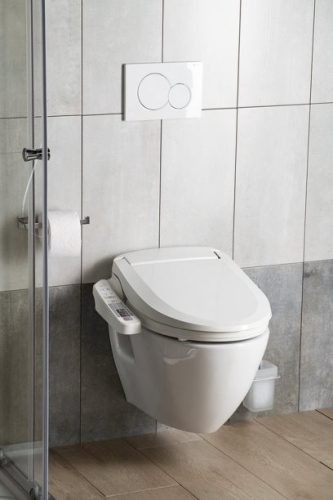 Aqualine Blooming Eko elektronikus bidé vízmelegítéssel, soft close