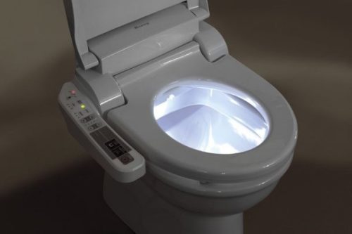 Aqualine Blooming Eko elektronikus bidé vízmelegítéssel, soft close