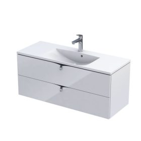 Siena 120 cm alsóbútor mosdóval fehér