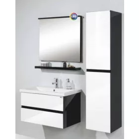 Sanglass Odette 2.0 60 cm fürdőszoba bútor, fekete/fehér