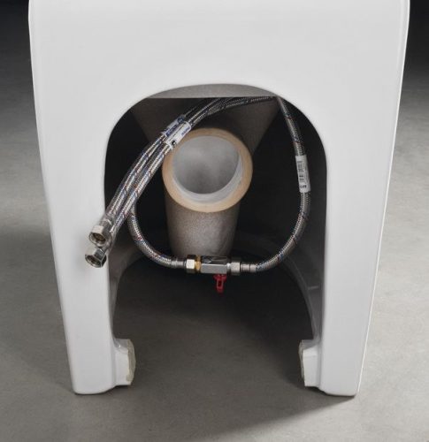 Sapho PACO RIMLESS monoblokos kombi WC bidézuhannyal