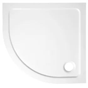   Aqualine Tecmi 80x80 cm íves öntött márvány zuhanytálca