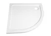 Aqualine Tecmi 80x80 cm íves öntött márvány zuhanytálca