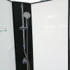 Sanotechnik Balaton 2 90x90 cm íves hátfalas komplett zuhanykabin