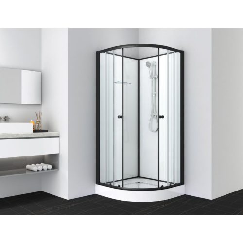 Sanotechnik Bela 1 80x80 cm hátfalas komplett zuhanykabin