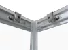 Sanotechnik Forte1 80x80 cm hátfalas komplett zuhanykabin