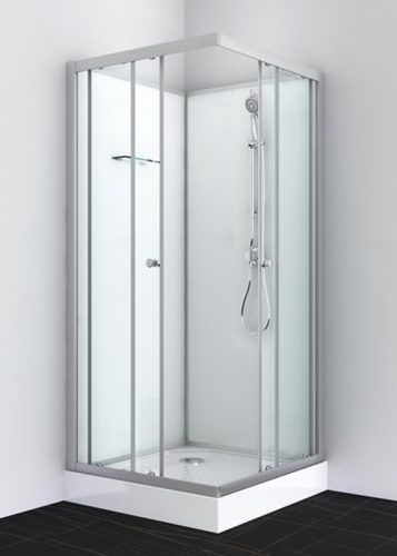 Sanotechnik Forte 2 90x90 cm hátfalas komplett zuhanykabin