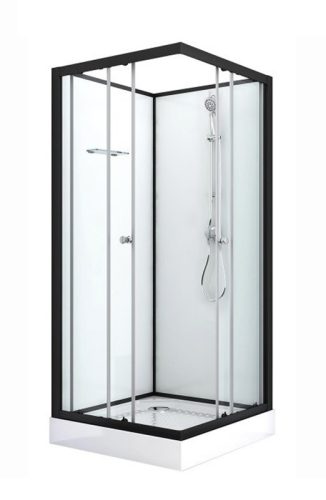 Sanotechnik Uni 2 90x90 cm hátfalas komplett zuhanykabin