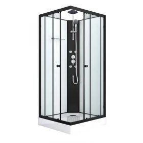   Sanotechnik Stil 2 90x90 cm hátfalas komplett hidromasszázs zuhanykabin