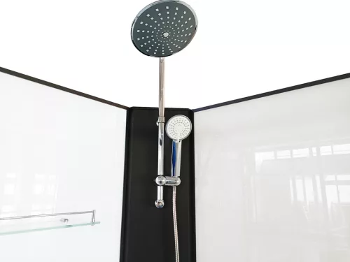 Sanotechnik Stil 2 90x90 cm hátfalas komplett hidromasszázs zuhanykabin