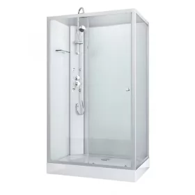   Sanotechnik Viva 2 120x80 cm hátfalas komplett hidromasszázs zuhanykabin