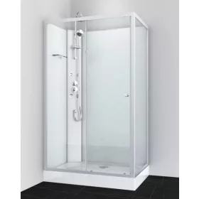   Sanotechnik Viva 2 120x80 cm hátfalas komplett hidromasszázs zuhanykabin