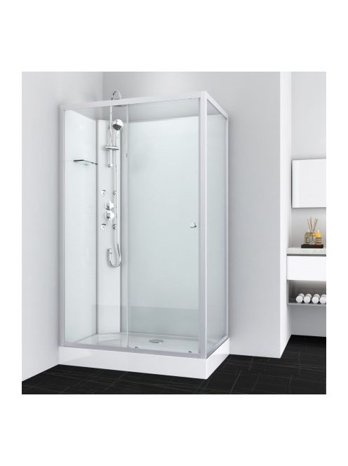 Viva2 120x80 cm hidromasszázs zuhanykabin