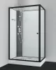 Sanotechnik Viva 1 120x80 cm hátfalas komplett hidromasszázs zuhanykabin