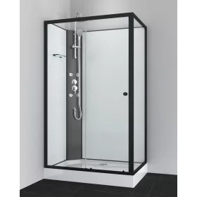   Sanotechnik Viva 1 120x80 cm hátfalas komplett hidromasszázs zuhanykabin