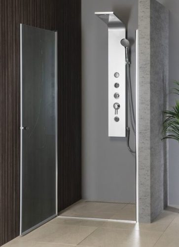 Aqualine Pilot 80 cm nyílóajtós zuhanyajtó