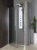 Aqualine Pilot 90 cm nyílóajtós zuhanyajtó