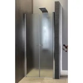Aqualine Pilot 90 cm kétszárnyú zuhanyajtó