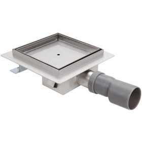   Roltechnik RRF-S rozsdamentes zuhanyfolyóka szögletes, burkolható 200x200 mm