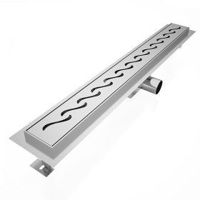   Roltechnik RRF5-900 rozsdamentes zuhanyfolyóka ráccsal, 900 mm