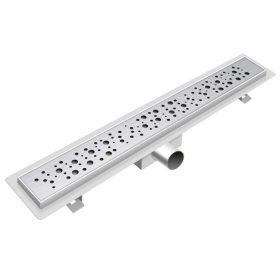   Roltechnik RRF6-600 rozsdamentes zuhanyfolyóka ráccsal, 600 mm