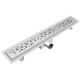   Roltechnik RRF6-600 rozsdamentes zuhanyfolyóka ráccsal, 600 mm