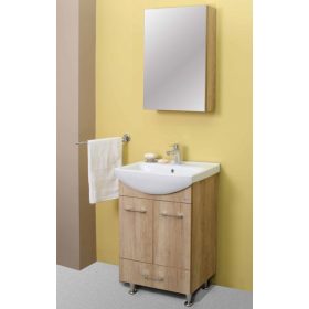   Sanglass Simply 2.0 60 cm fürdőszoba bútor Natúr Nebrasca tölgy