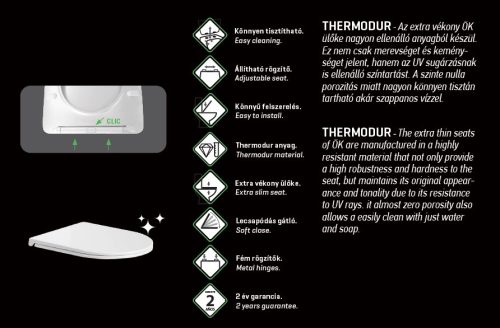 Becrisa ÖK Verde rimless monoblokkos kombi WC csomag