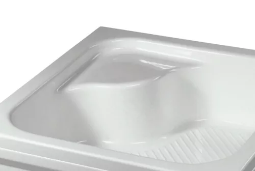 Bbs/CL 90x90 akril mély zuhanytálca ülőkével