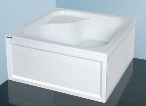 Sanplast Bzs/CL 80x80 akril magasított zuhanytálca