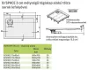 B/Space 100x90 akril téglalap zuhanytálca méretek