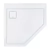 Sanplast BPK/Space 100x100 ötszögletű akril zuhanytálca
