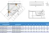 WS/Free 150x150 sarok akrilkád méretei