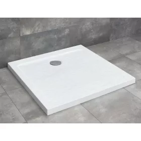 Radaway Doros Stone C 90x90 szögletes akril zuhanytálca