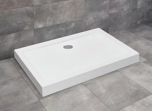 Doros Stone D 100x80 téglalap akril zuhanytálca előlappal