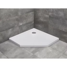 Radaway Doros PT 80x80 cm ötszögletű akril zuhanytálca