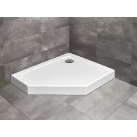   Radaway Doros PT E Compact 100x80  ötszögletű akril zuhanytálca