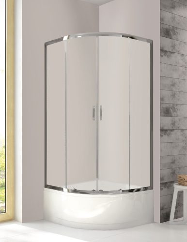 Sanplast KP4-kpl/FRIS-b-80/170 80x80 íves zuhanykabin tálcával