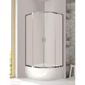   Sanplast KP4-kpl/FRIS-b-90/170 90x90 íves zuhanykabin tálcával