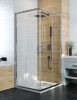 Sanplast KN/Basic 80x80 szögletes zuhanykabin  króm keret, átlátszó üveg