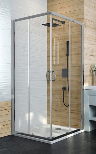 Sanplast KN/Basic 90x90 szögletes zuhanykabin króm kerettel