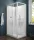 Sanplast kpl-KCDTr/Basic-M-SHP 120x80 hátfalas komplett zuhanykabin lapos zuhanytálcával