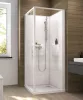 Sanplast kpl-KCDJ/Basic-M-SHP 70x70 hátfalas komplett zuhanykabin lapos zuhanytálcával