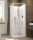 Sanplast kpl-KCDJ/Basic-M-SHP 80x80 hátfalas komplett zuhanykabin lapos zuhanytálcával