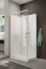 Sanplast kpl-KCDJ/CLII-M 120x90 hátfalas komplett zuhanykabin lapos zuhanytálcával
