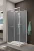 Sanplast kpl-KCDJ/CLII-M 120x90 hátfalas komplett zuhanykabin lapos zuhanytálcával