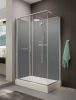 kpl-Sanplast kpl-KCD2/CLII-M 120x90 hátfalas komplett zuhanykabin előlapos zuhanytálcávalKCD2/CLII 120x90 komplett zuhanykabin króm