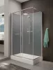 kpl-Sanplast kpl-KCD2/CLII-M 120x90 hátfalas komplett zuhanykabin előlapos zuhanytálcávalKCD2/CLII 120x90 komplett zuhanykabin króm