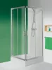 Sanplast KN/TX5b 100x100 szögletes tolóajtós zuhanykabin